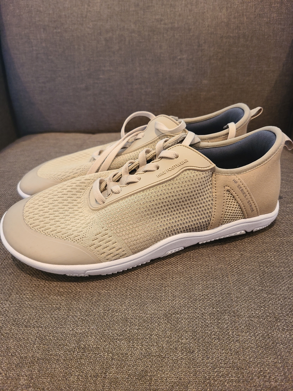 Hike Footwear HF Series Athletic Sneakers Beige - 7/7.5 Mens